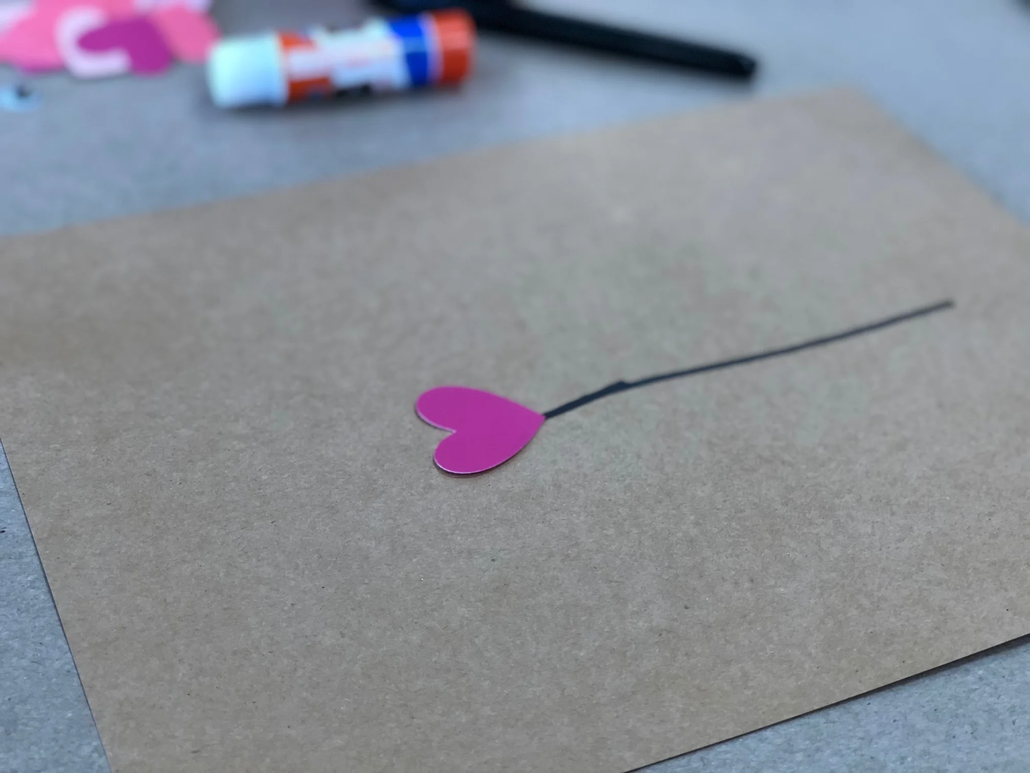 DIY Valentine's Caterpillar, easy simple step by step tutorial