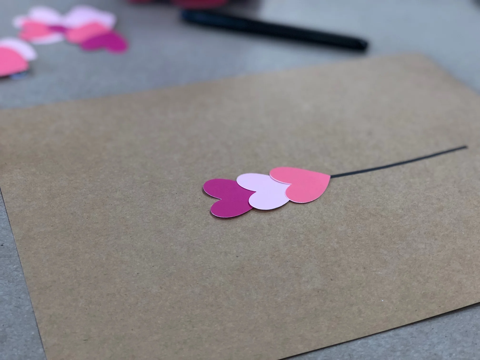 DIY Valentine's Caterpillar, easy simple step by step tutorial