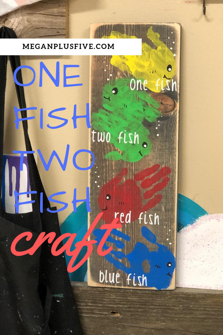 One fish two fish, perfect Dr. Seuss keepsake craft to make with your kids