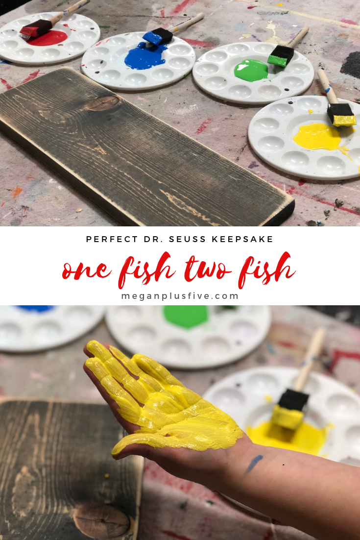 One fish two fish, perfect Dr. Seuss keepsake craft to make with your kids