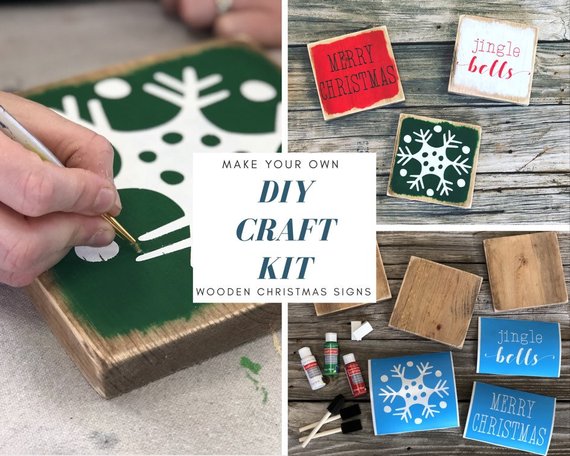 winter craft kit.jpgDIY Mini Wooden Winter Signs