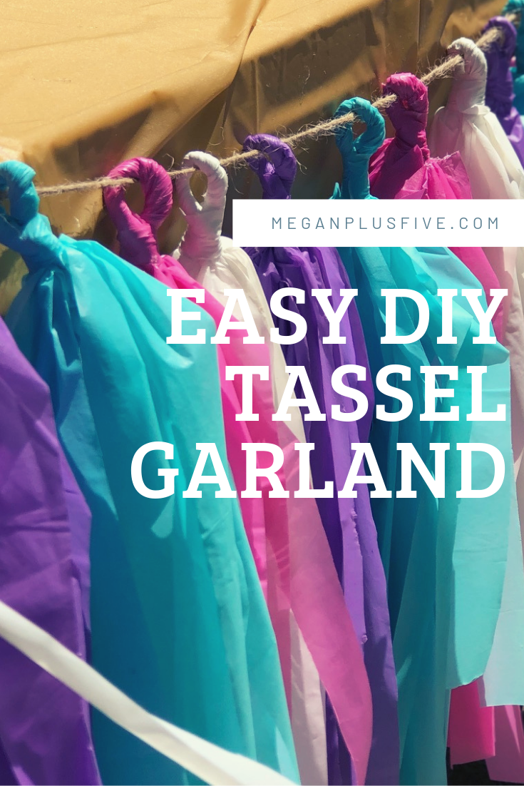 DIY Tassel Garland, make your own for just pennies each