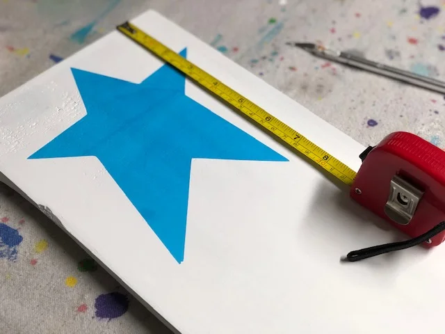 How to make an American flag leaning porch sign, DIY tutorial