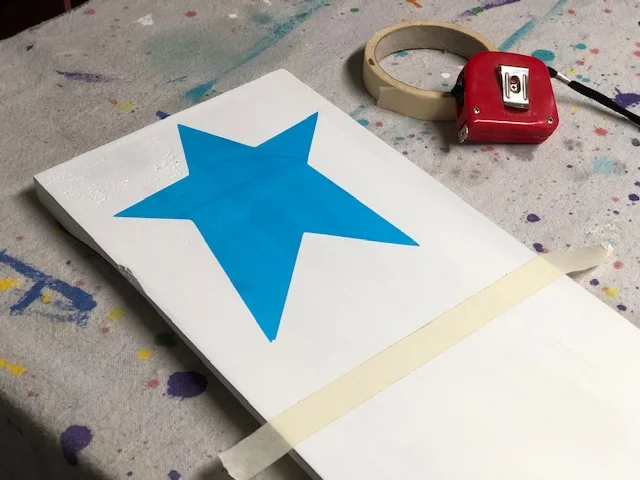 How to make an American flag leaning porch sign, DIY tutorial