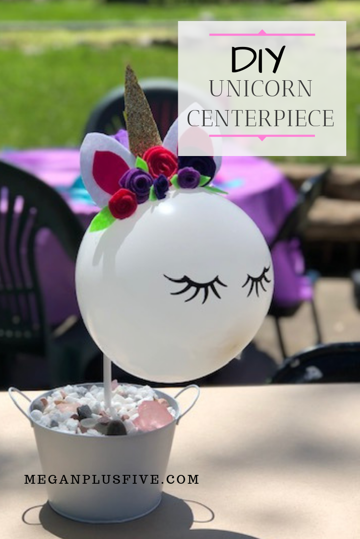 DIY Unicorn Centerpiece, how to make your own easy to follow tutorial
