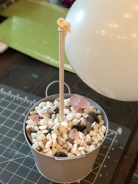 DIY unicorn birthday party centerpiece