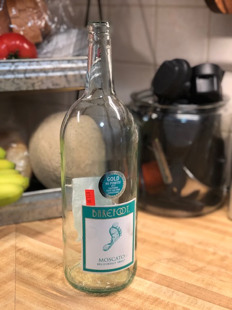 the best way to remove labels from wine bottles