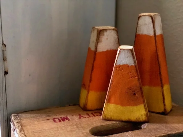 DIY how to make 2x4 wood candy corn