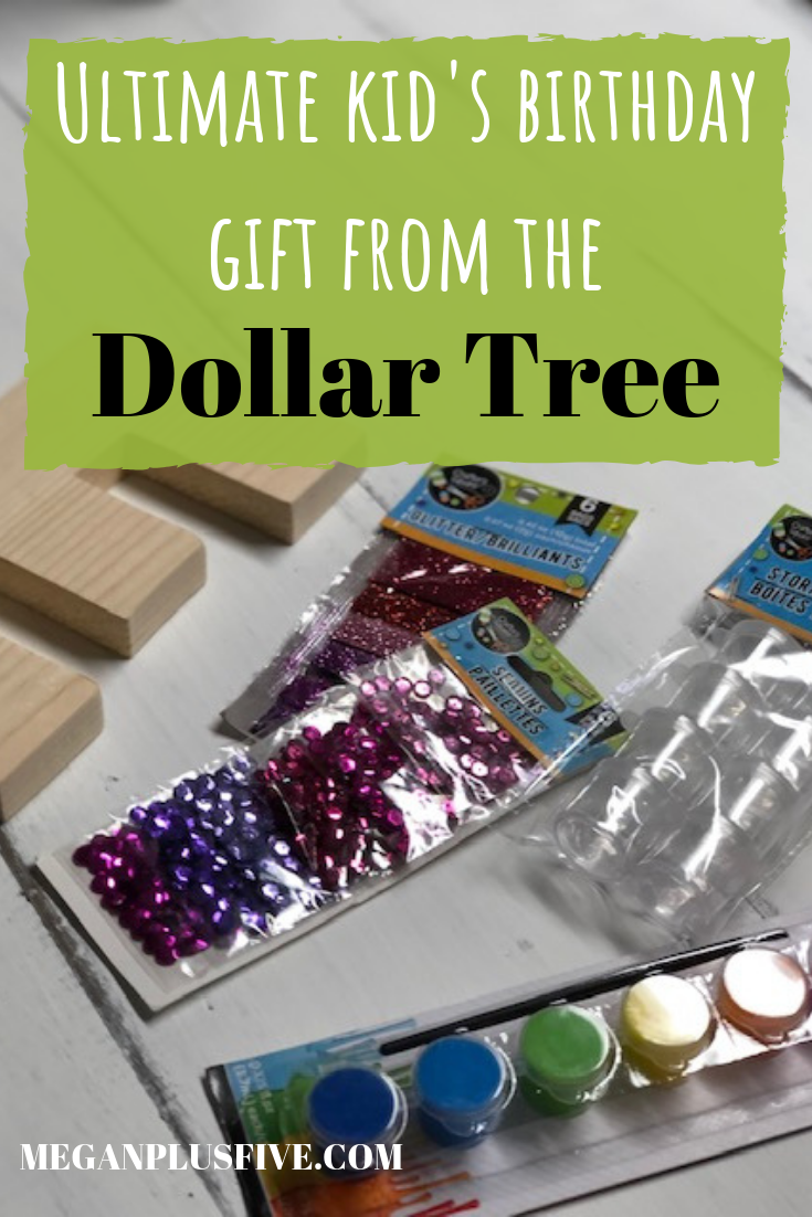Ultimate kid's birthday gift from the Dollar Tree