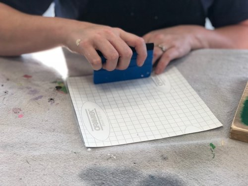 Flip it over and do the same on the back