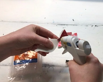 How to use Cricut explore to create faux leather hair bows. Making hairbows with Cricut cutting machine in design space.
