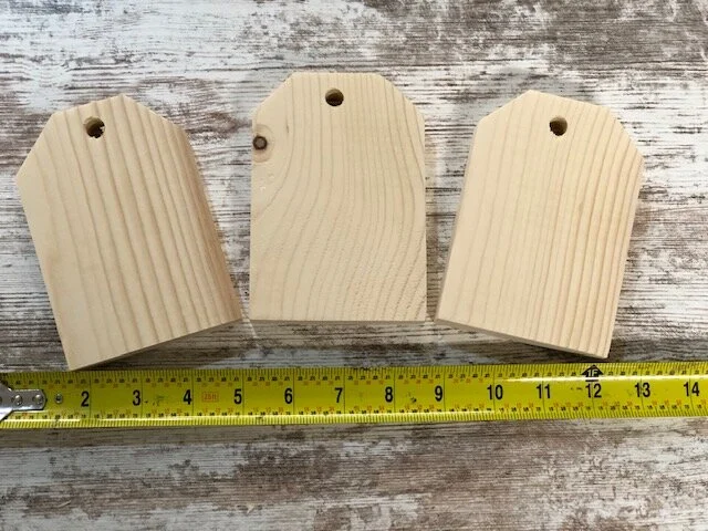 Easter DIY adult craft kit, mini wooden tags unfinished blanks, how to make mini wood signs, spring crafts for adults, Easter spring craft
