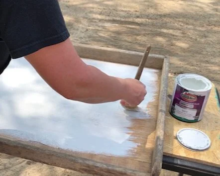 Turn an old drawer into a rustic Ameican flag. It doesn't take much to repurose a drawer that's been collecting dust. If you have some paint and a little creativity you can make your own farmhouse style old looking flag for your home decor.