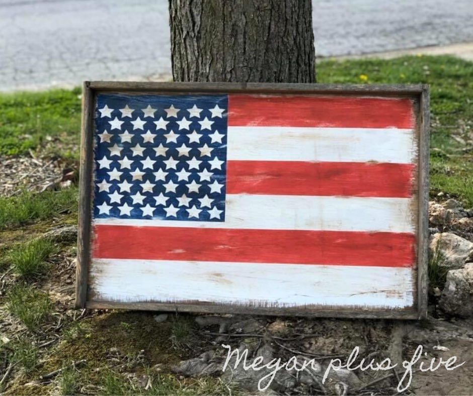 Turn an old drawer into a rustic Ameican flag. It doesn't take much to repurose a drawer that's been collecting dust. If you have some paint and a little creativity you can make your own farmhouse style old looking flag for your home decor.