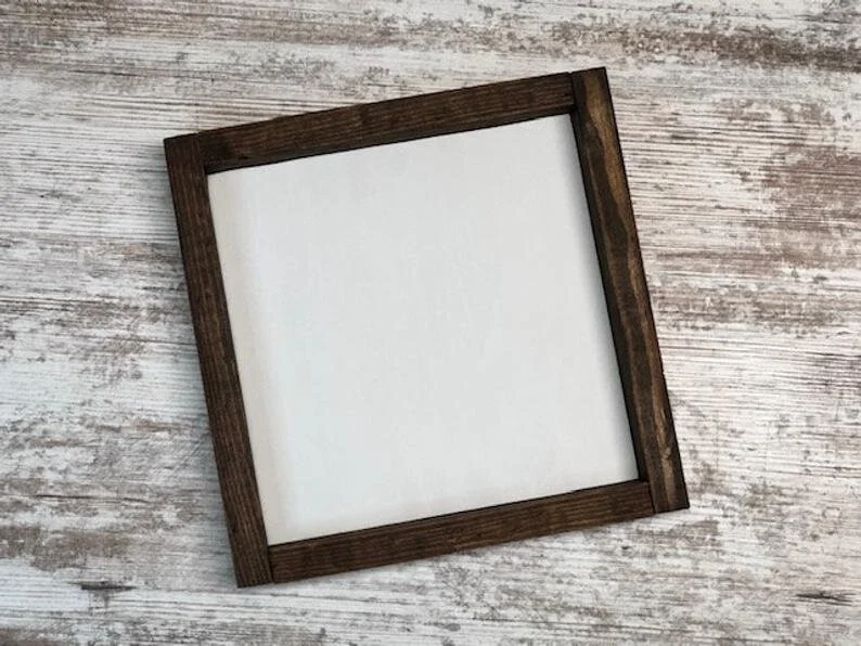 DIY UNFINISHED FRAMED WOOD SIGN, sign painting blank, paint your own wood sign with unfinished blank signs