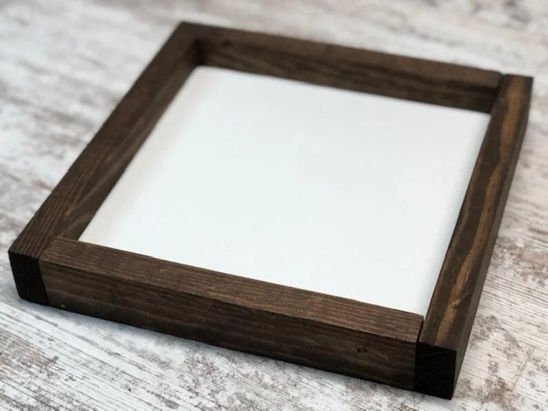 DIY UNFINISHED FRAMED WOOD SIGN, sign painting blank, paint your own wood sign with unfinished blank signs