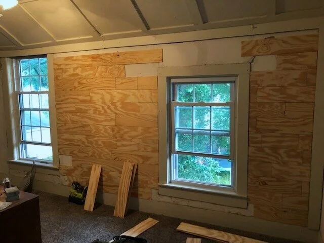 Plank wall on a budget