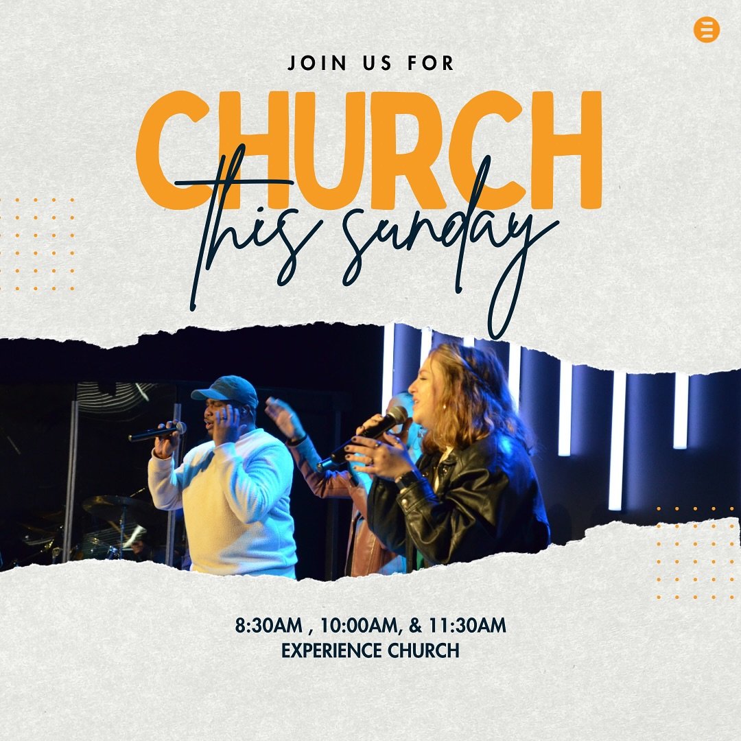 Grab a friend and come worship with us tomorrow!