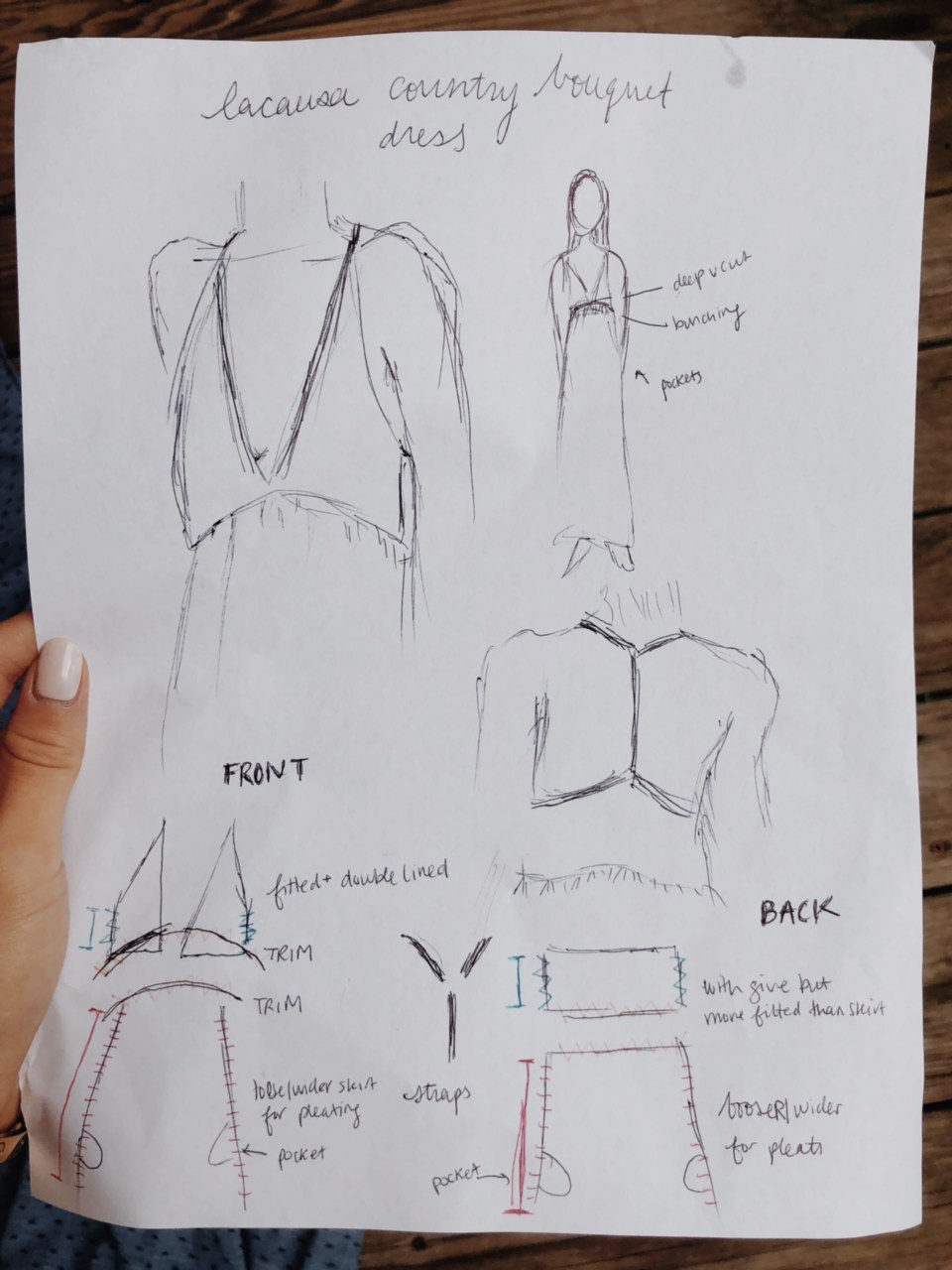 DIY: Pocketed Deep-V Maxi Dress — (blog)abel