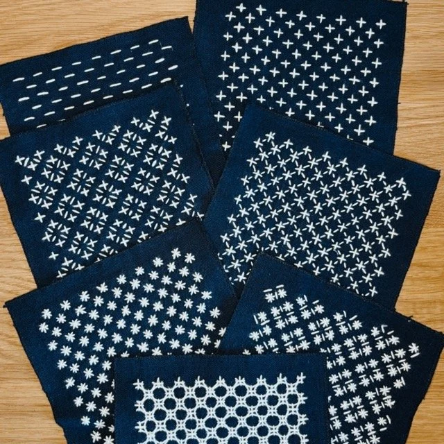 Sashiko Patches for Chiharu Shiota Exhibit