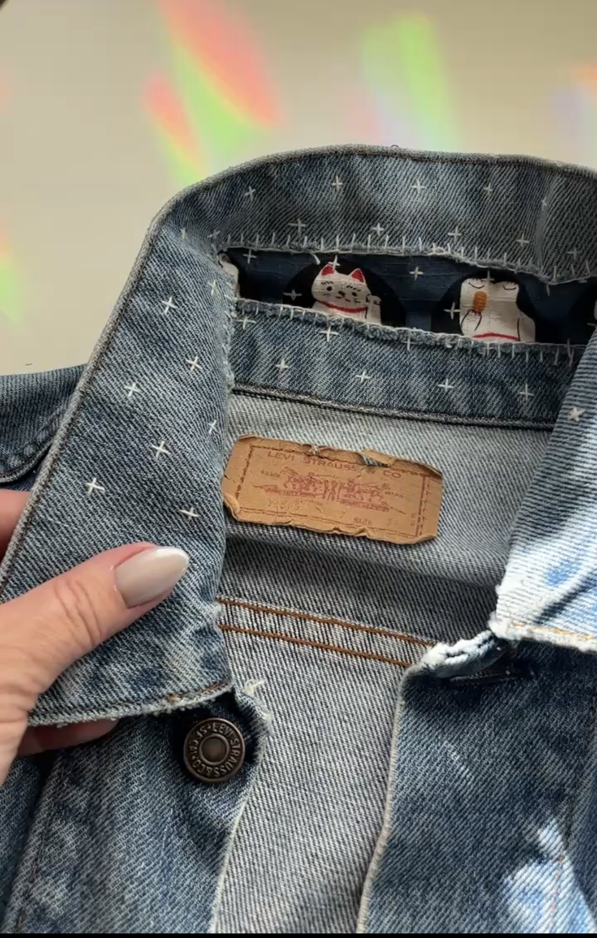 sashiko denim jacket