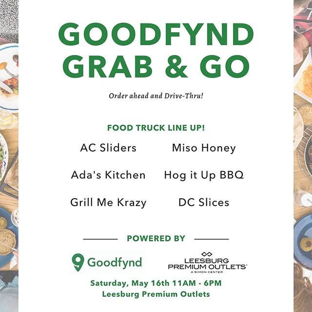 TODAY!! Pre-order @goodfynd and we&rsquo;ll see you at the @leesburgpo 11a-6p! #pizza @leesburglocals #loudouncounty @loudounstrong