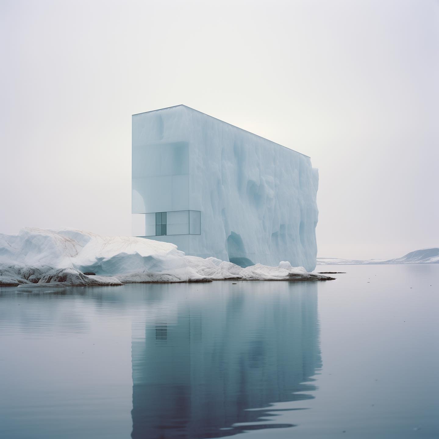 Have an ice life. 

#archidaily #archdaily #architecture #photography #ai #collage