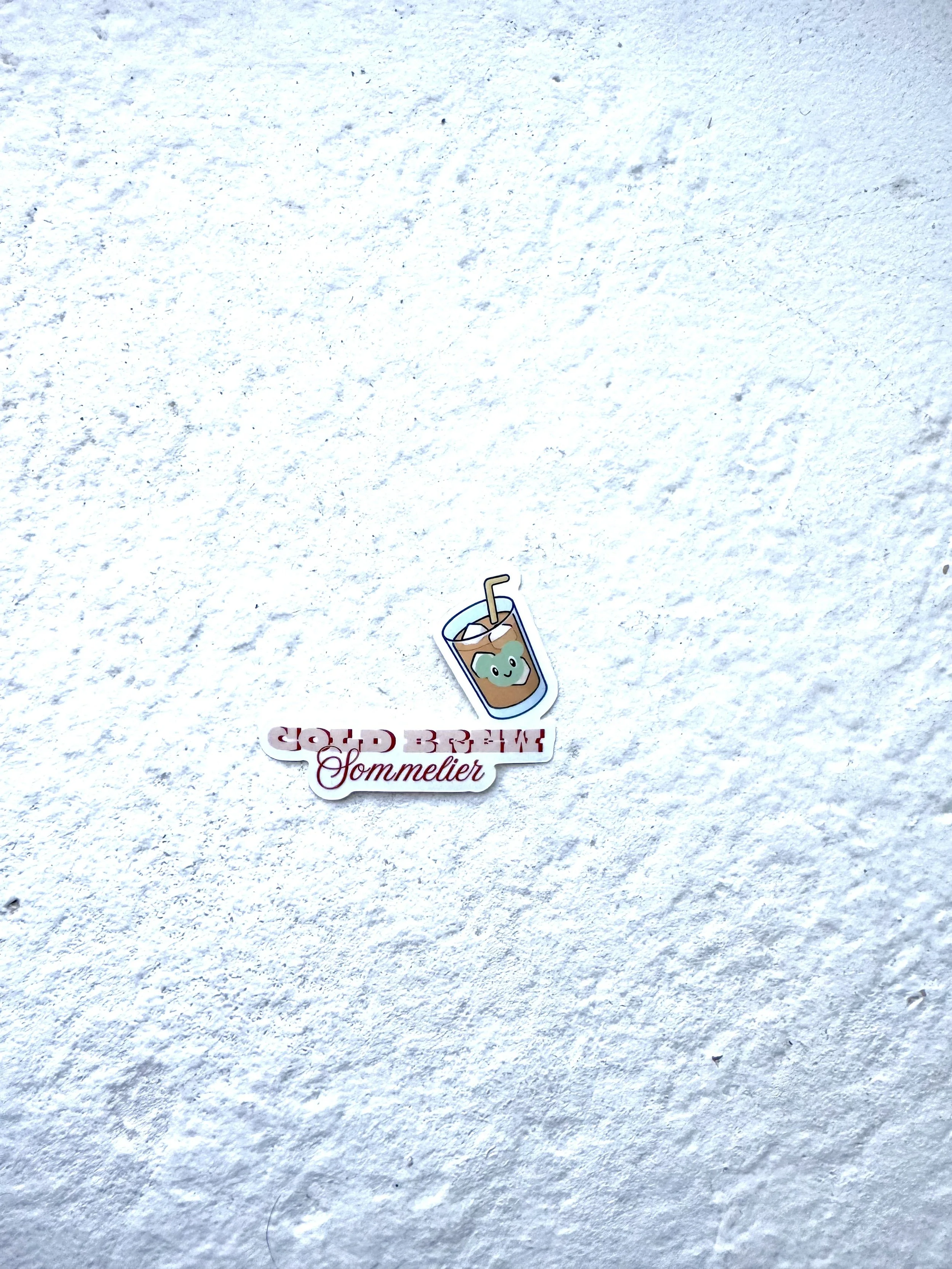 Cold Brew Sommelier Sticker