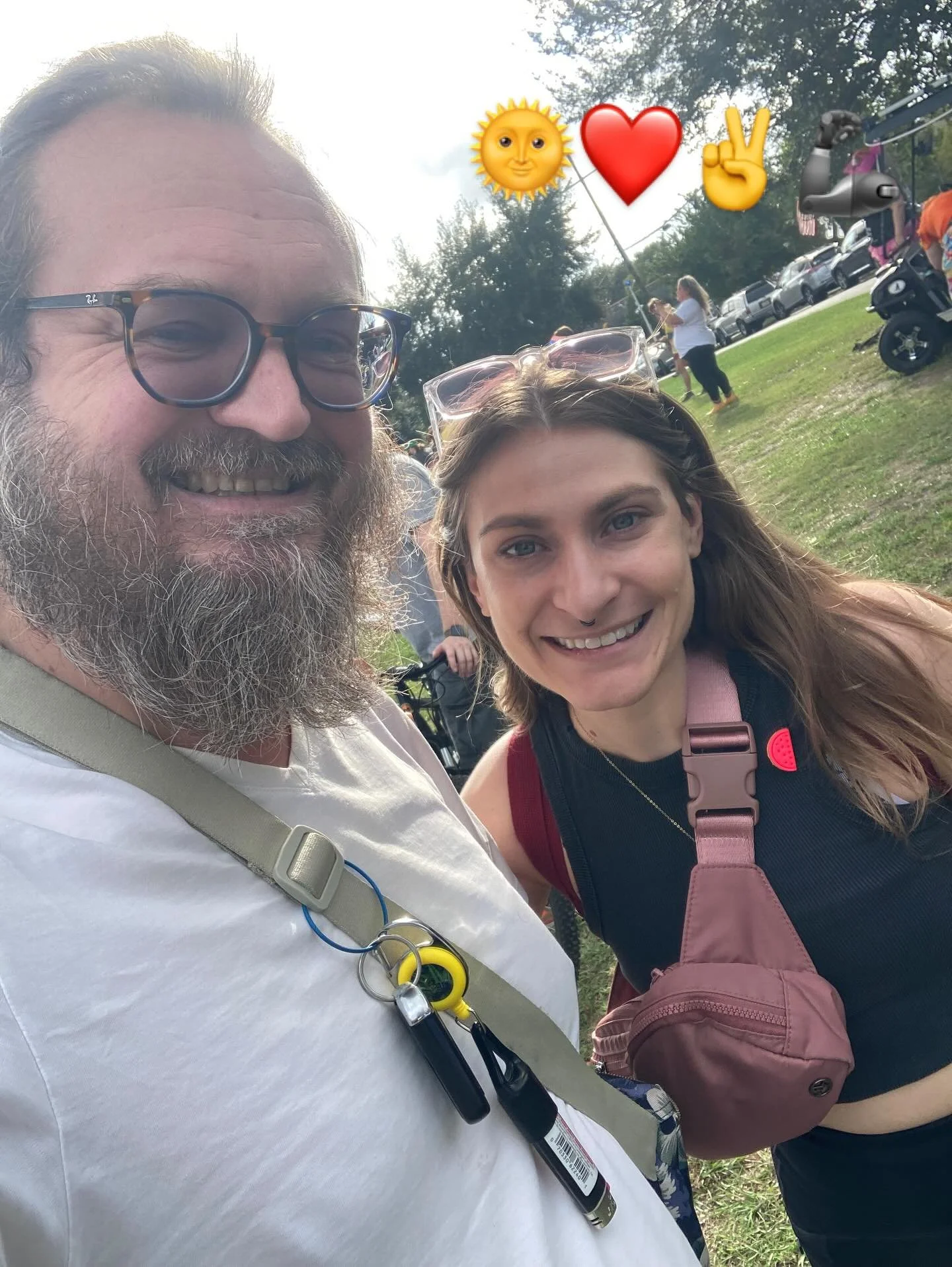 Always enjoy running into fellow comics! @lizard.haha
