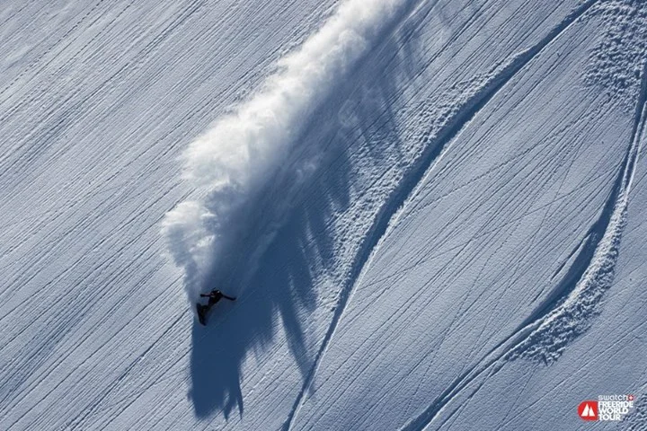 Snowboardeuse Marion Haerty Freeride World Tour