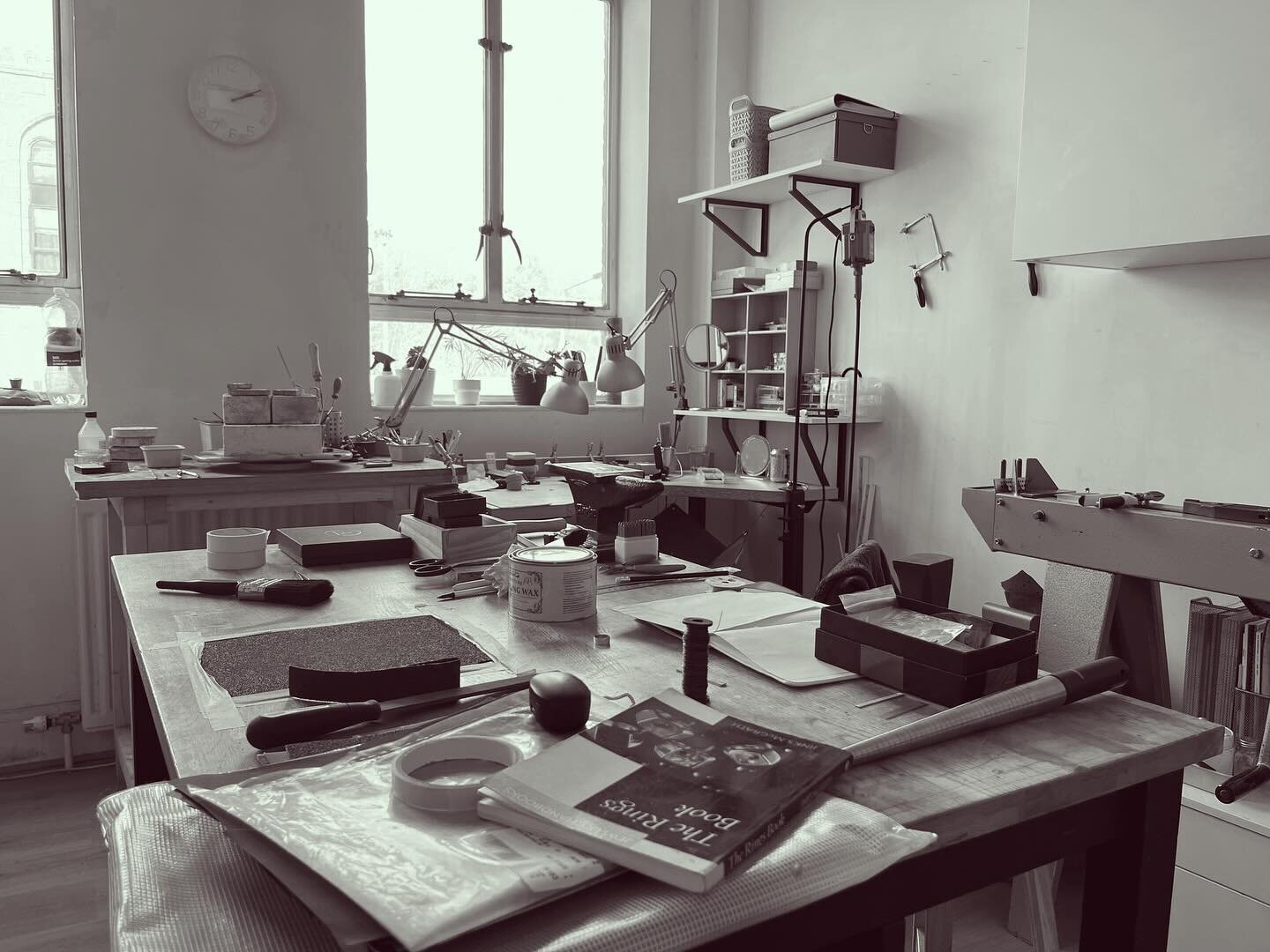 Studio studioing #silvermithing #jewellery #mondays