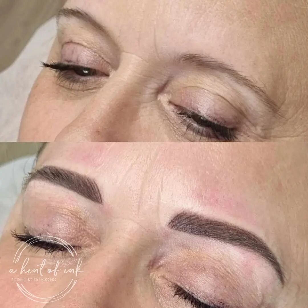 What a brow transformation! It's hard to believe it's the same face 👁