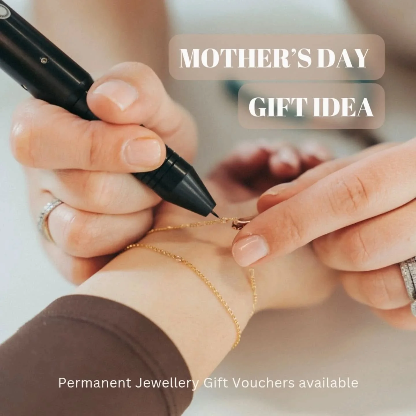 Give Mum Something She&rsquo;ll Never Take Off!

This Mother&rsquo;s Day, skip the flowers and gift her something timeless: Permanent Jewellery✨️

Our elegant, custom-fit bracelets are seamlessly welded for a clasp-free, unforgettable experience &mda