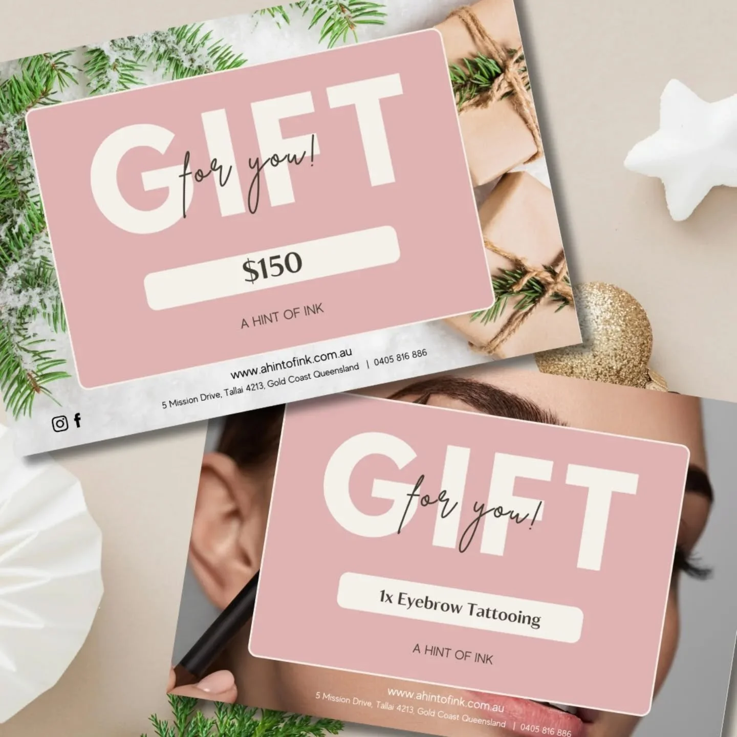 If you&rsquo;re looking for a thoughtful Christmas gift, something meaningful and beautifully personal, we have gift vouchers available for both cosmetic tattooing and permanent jewellery.

They can be purchased for any amount or a full treatment, an