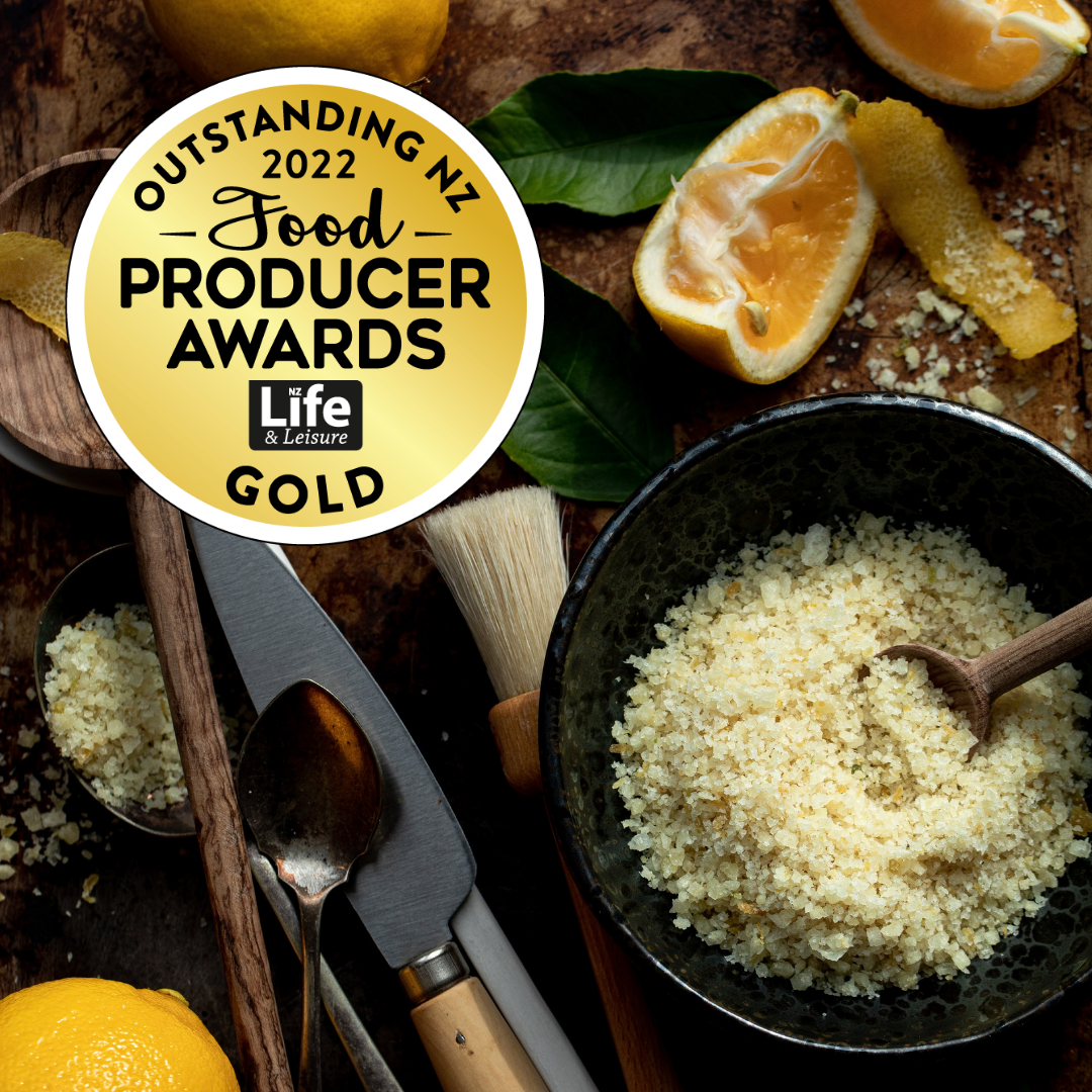 Award Winning Citrus Zest Salt!