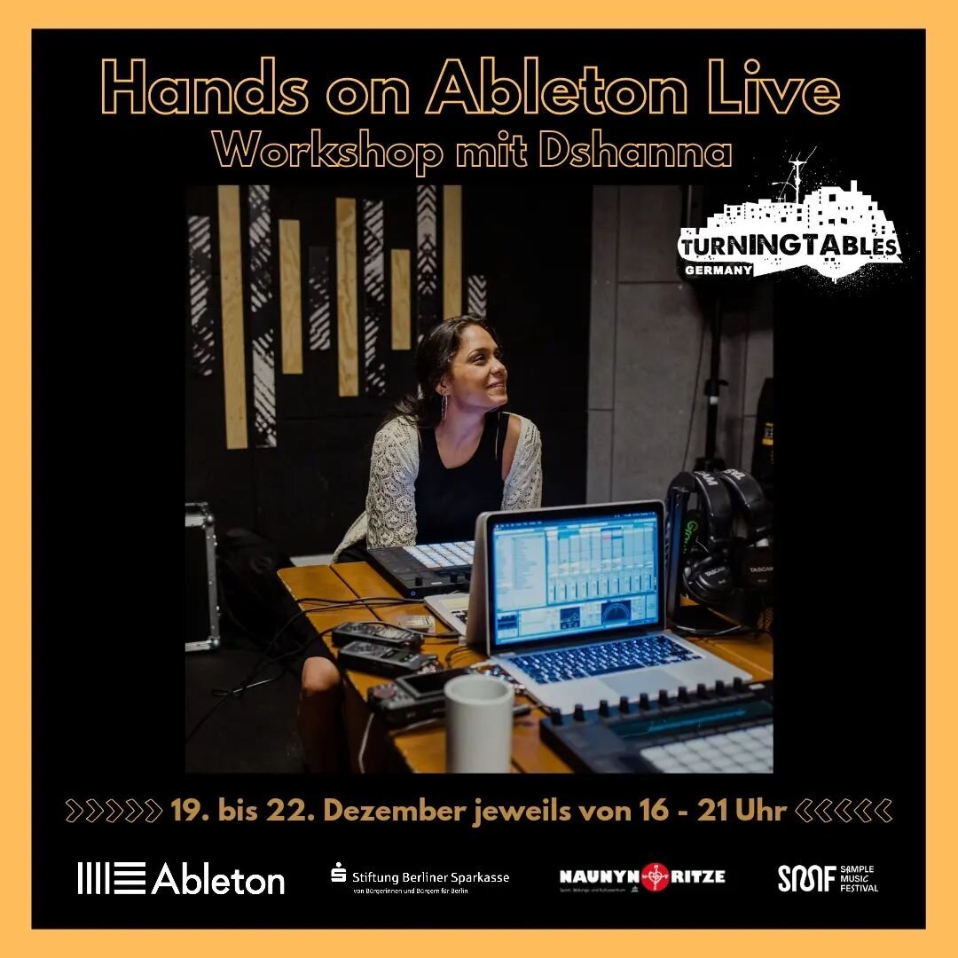 XOXO 

Hands on Ableton Live Workshop mit Dshanna

@naunynritze 

#empoweringyouththroughmusicandfilm #jugendlichestimmenverst&auml;rken #edutainment #peereducation #learningmusic