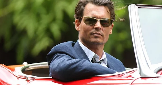 Johnny Depp wearing Vintage French Goggle from 1960s