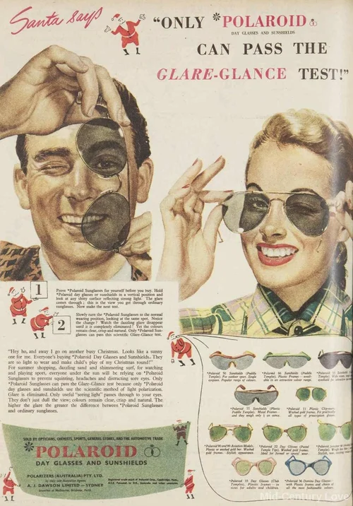 1950s POLAROID OLD AD — SOLAKZADE®︎ソラックザーデ [ヴィンテージ 