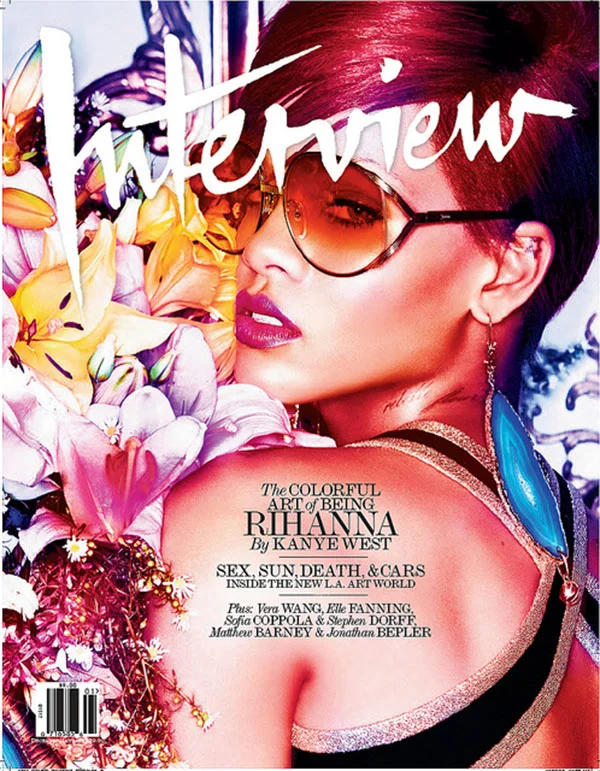 Interview December 2010 Cover Rihanna by Mikael Jansson