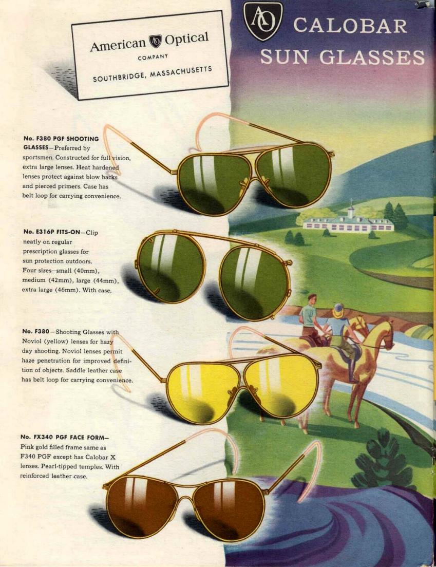 AMERICAN OPTICAL 1940s SHOOTING GLASSES — SOLAKZADE 