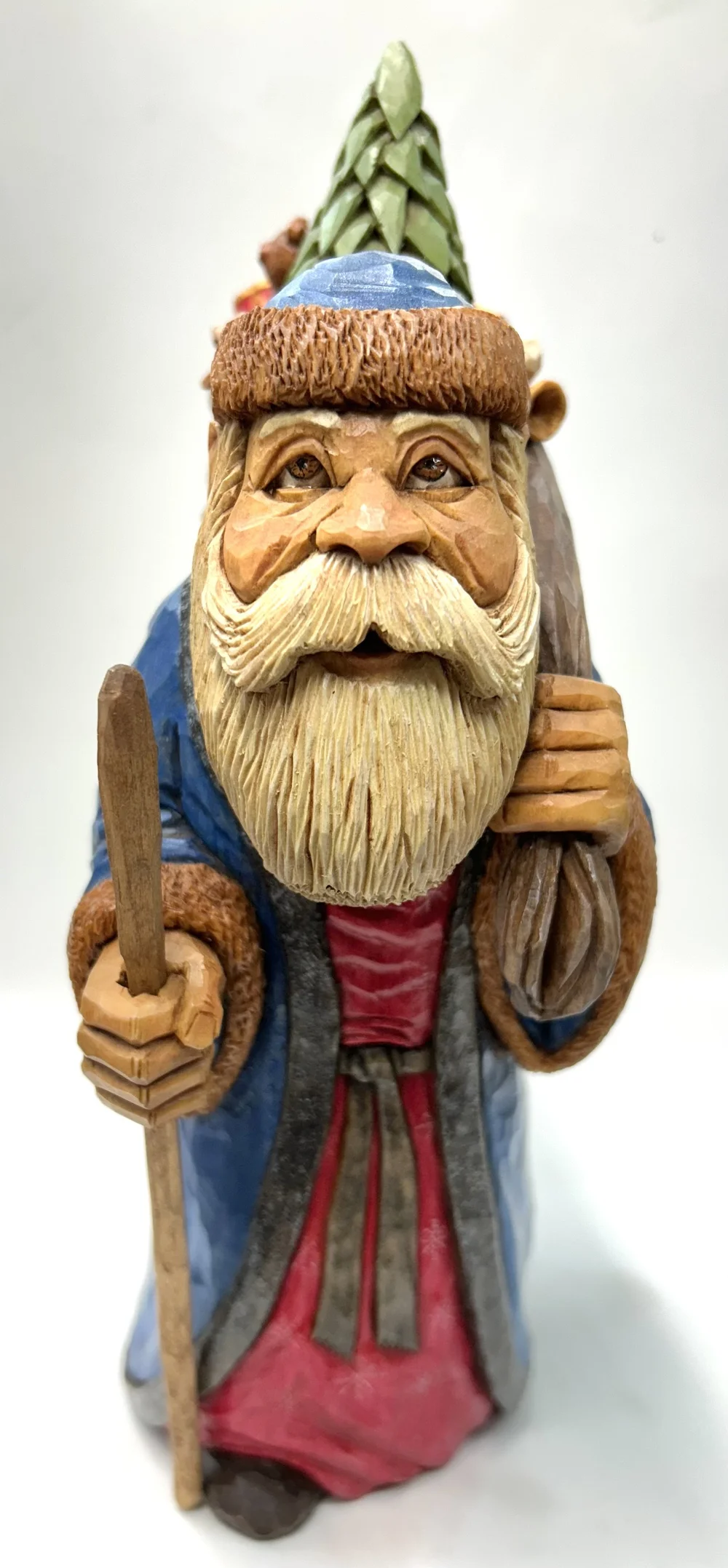 Old World Santa with bag Kit — Steve Brown Woodcarving