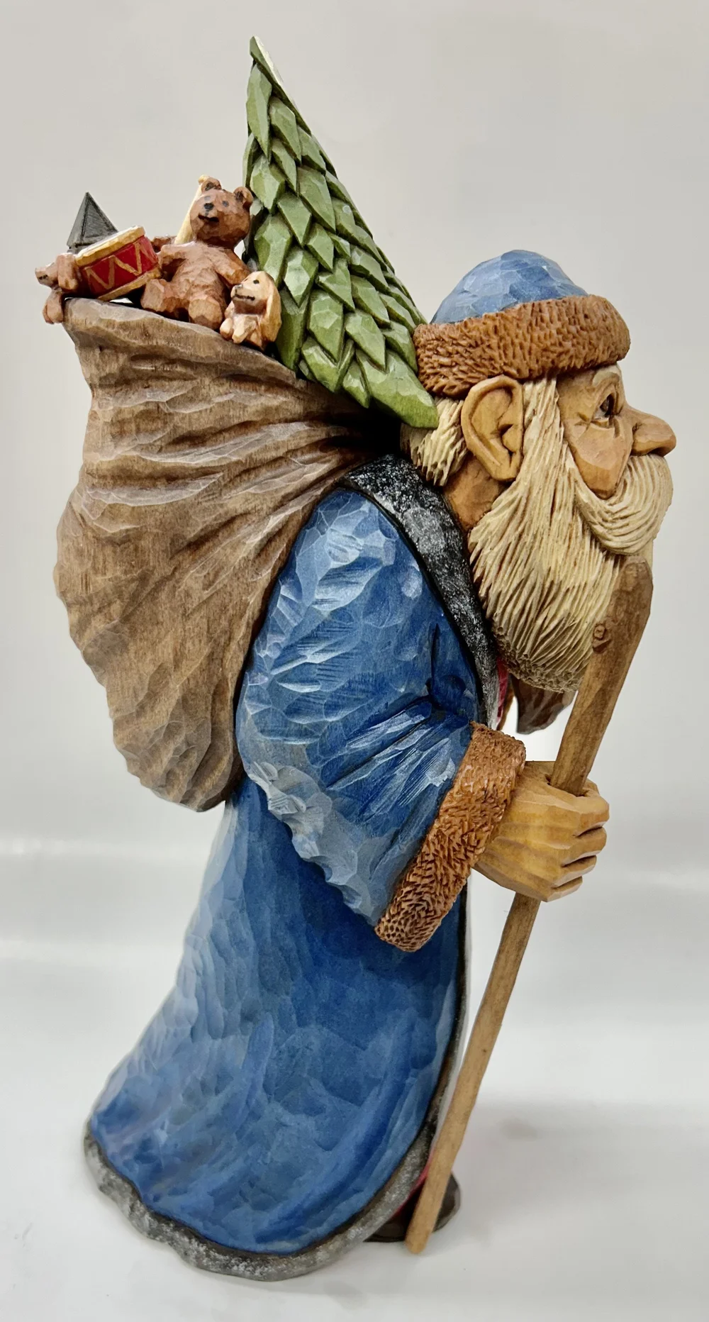 Old World Santa with bag Kit — Steve Brown Woodcarving