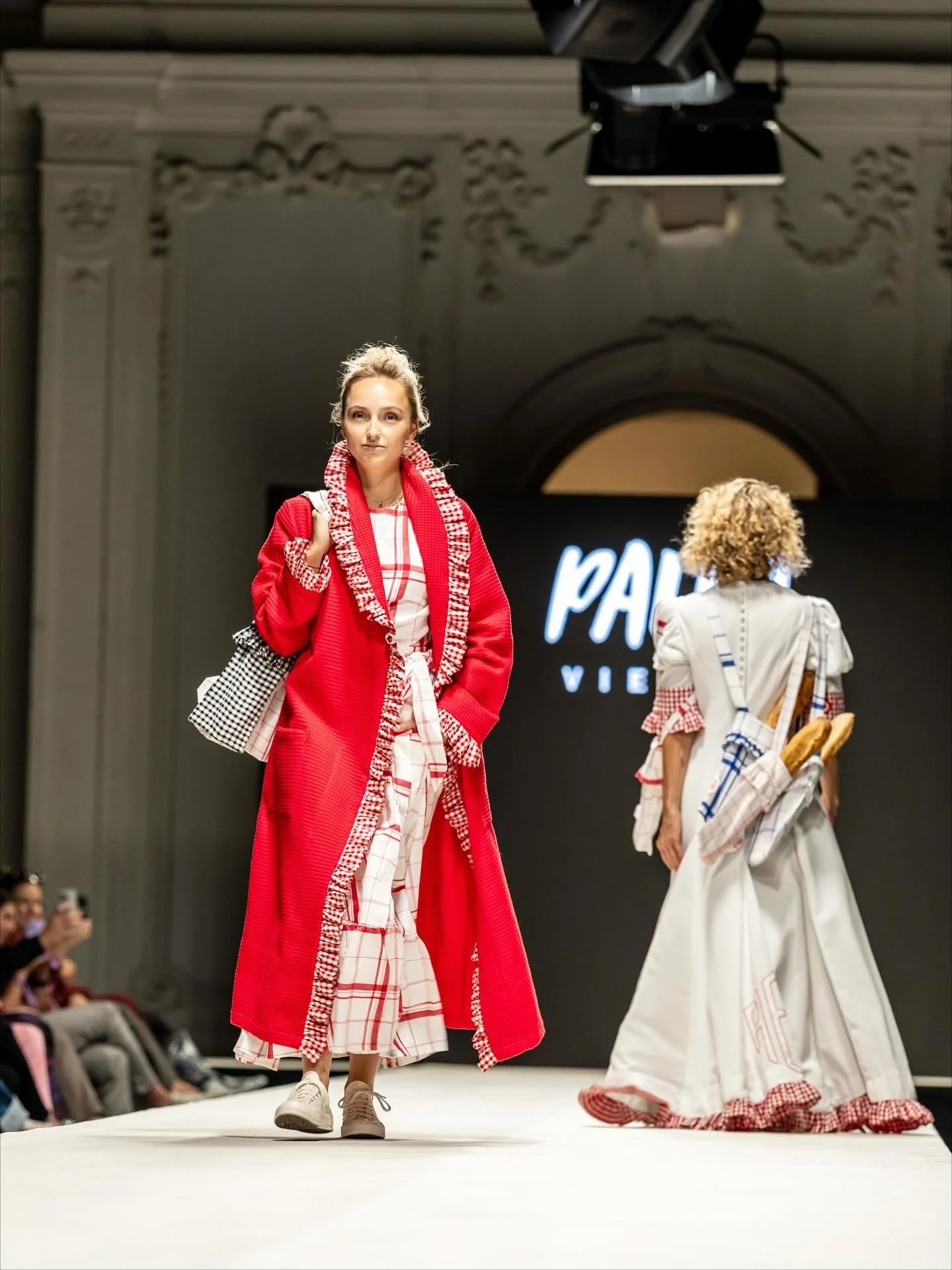 Welcome to the KITCHEN KOUTURE Family, Waffelpique &amp; Baguette Bags. As seen @vienna_fashion_week 2025