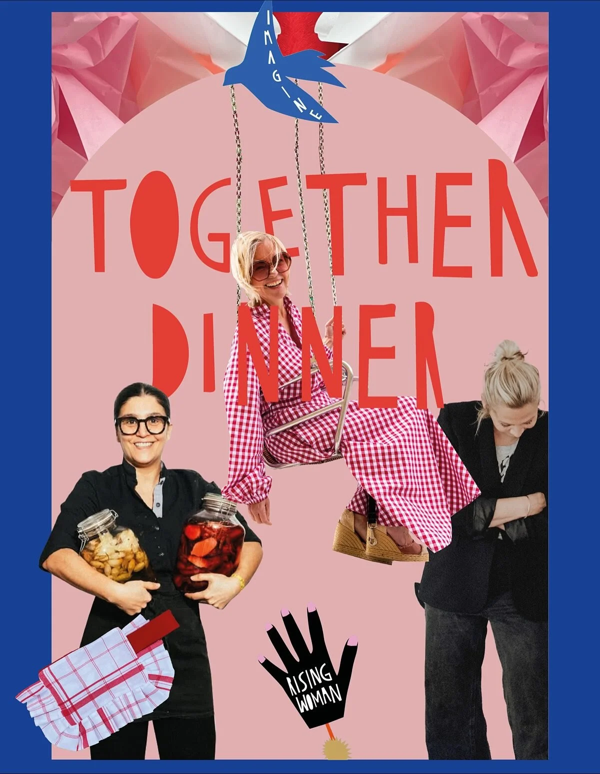 Feiere mit uns das TOGETHER Fest an einem ganz besonderen Tag, mit au&szlig;ergew&ouml;hlicher Inszenierung, einem coolen Pop Up und einem k&ouml;stlichen DINNER.
Das TOGETHER Team, das sind Oriental Queen und Award-Winning-Chef @__parvin__razavi__ ,