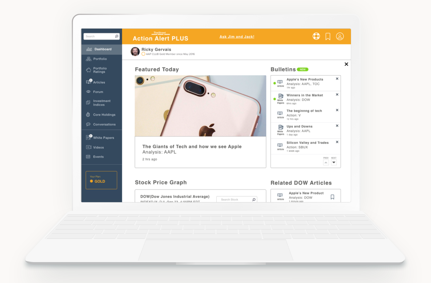 Features 1.simplified filer choices 2.Easy to read graphics 3.Personalized content and bookmarking