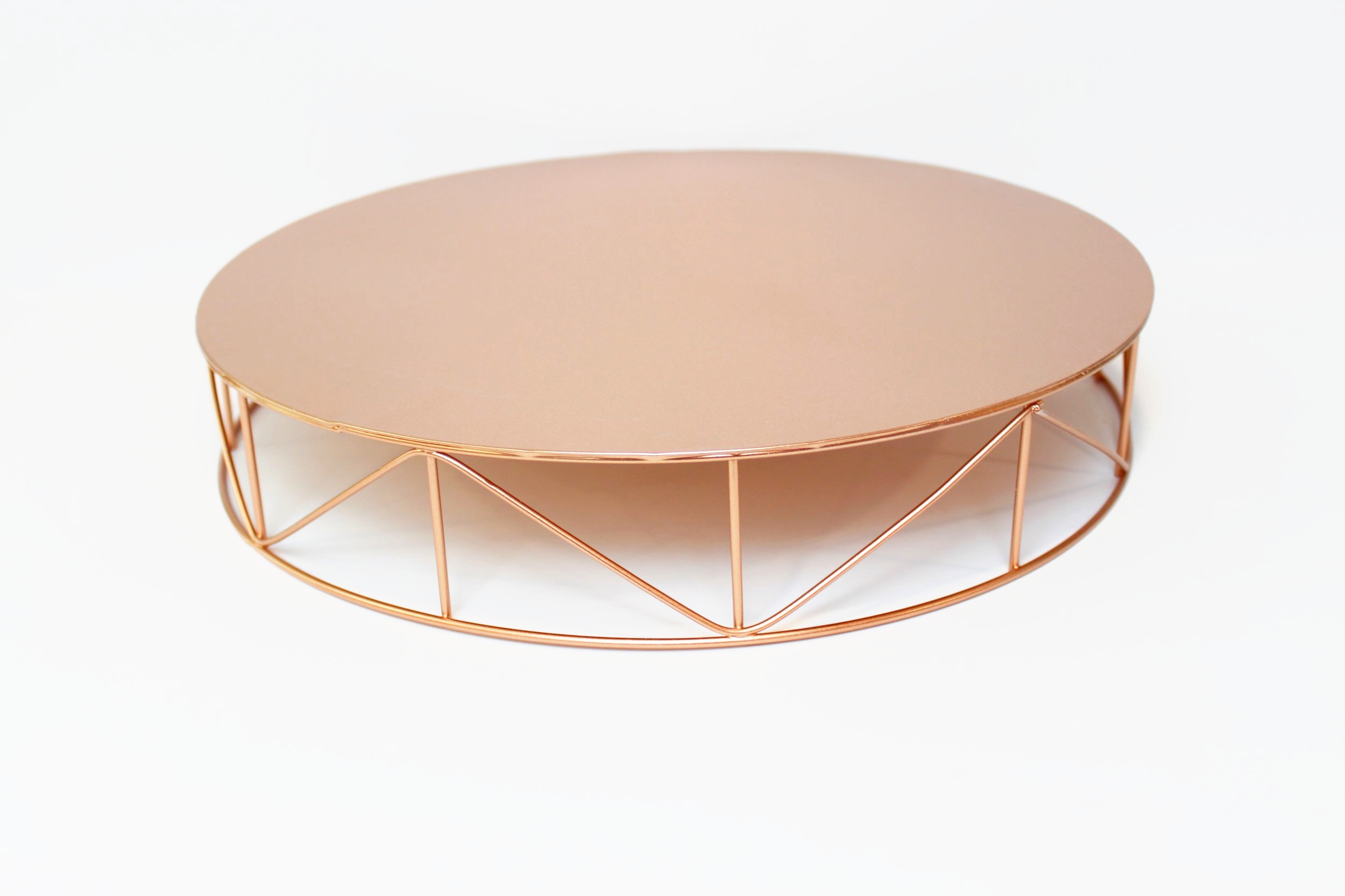 13.5" Rose Gold Metal