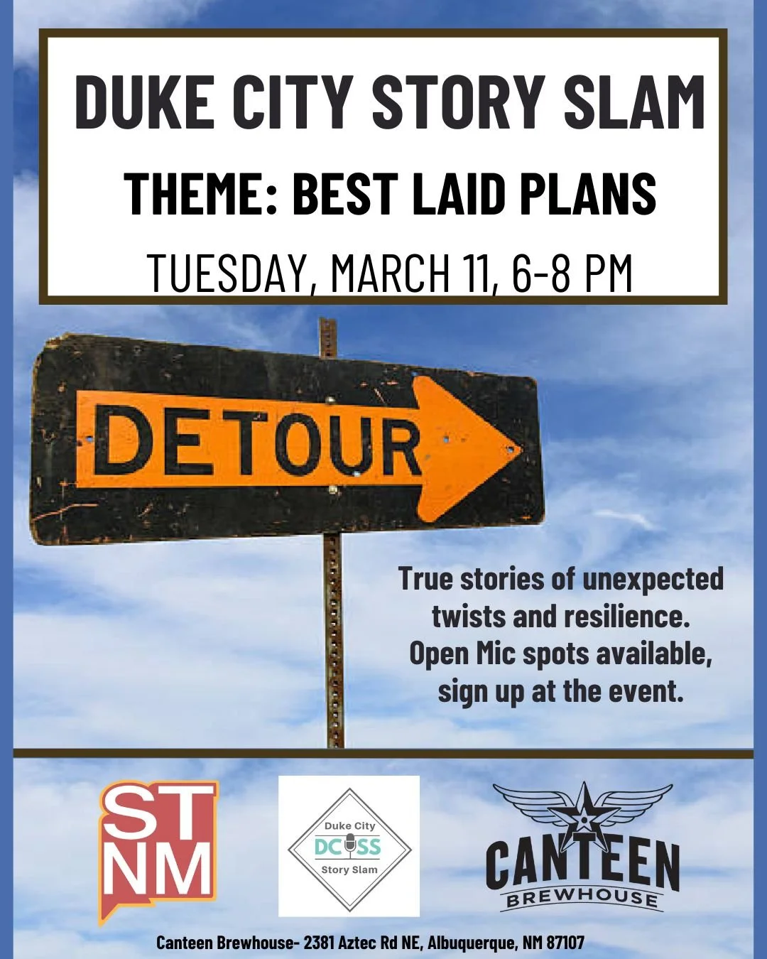 Duke City Story Slam       