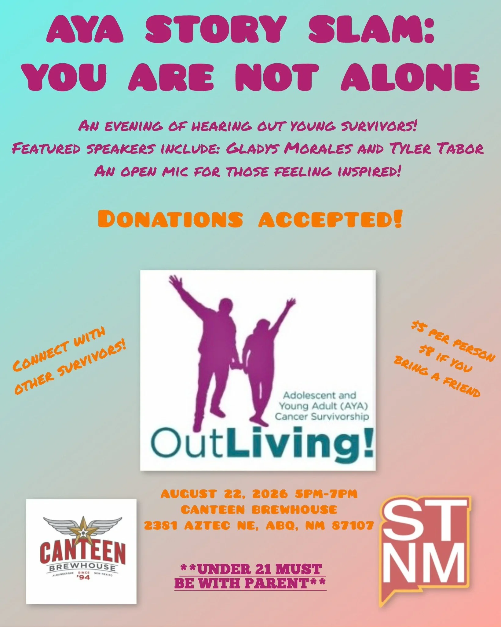 AYA Story Slam: You Are Not Alone