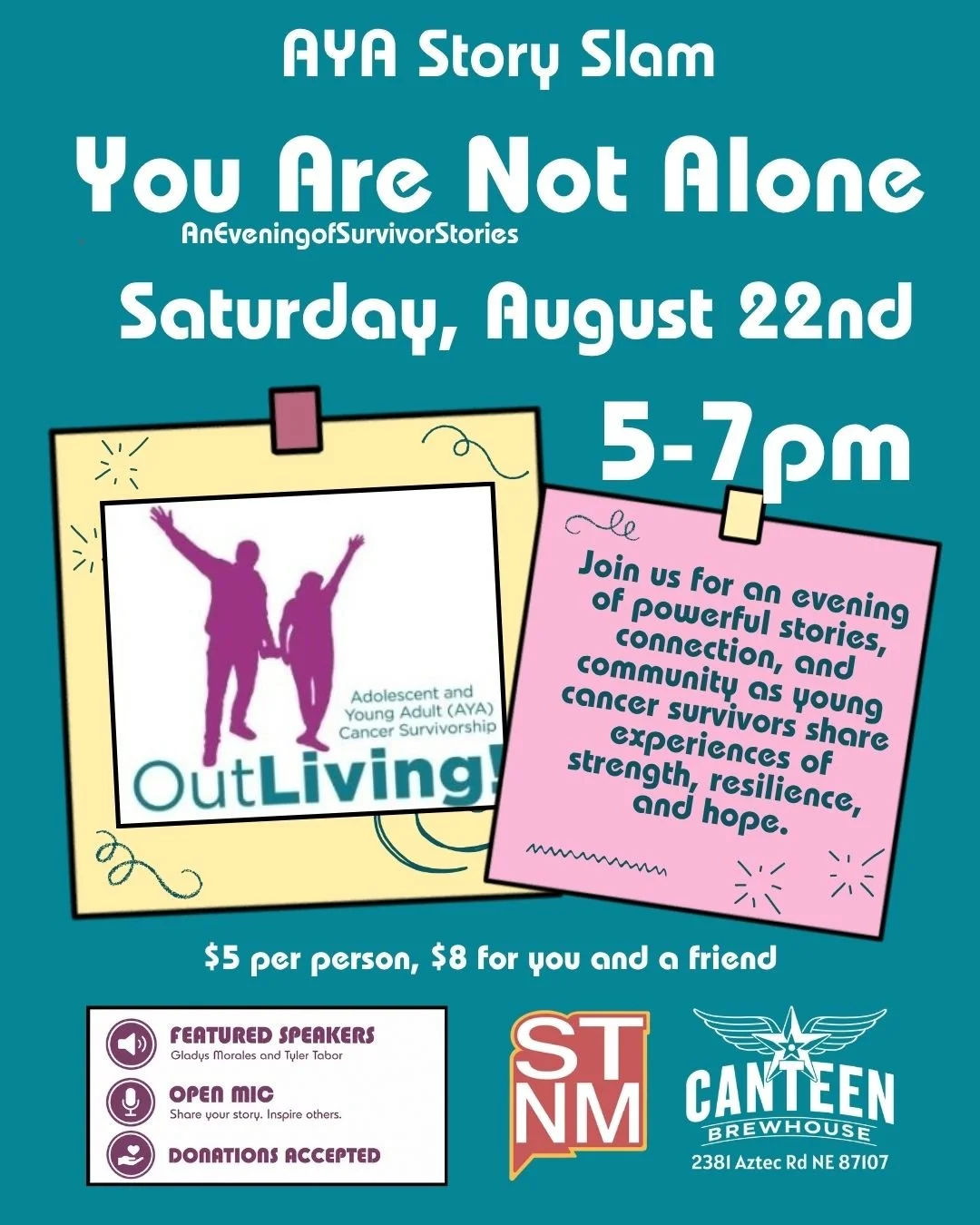 AYA Story Slam: You Are Not Alone