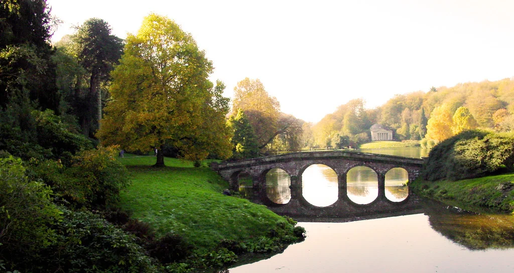 The lake at nearby Stourhead estate - photo by Ian Wilson